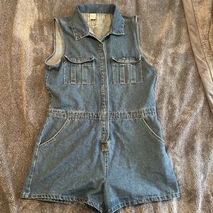 denim jumpsuit